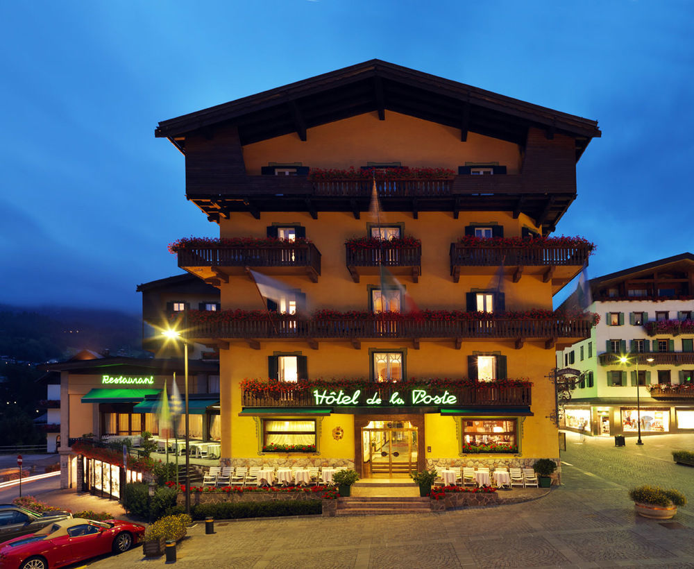 Hotel De La Poste Cortina d'Ampezzo Exterior foto